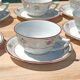 Floral porcelain cups