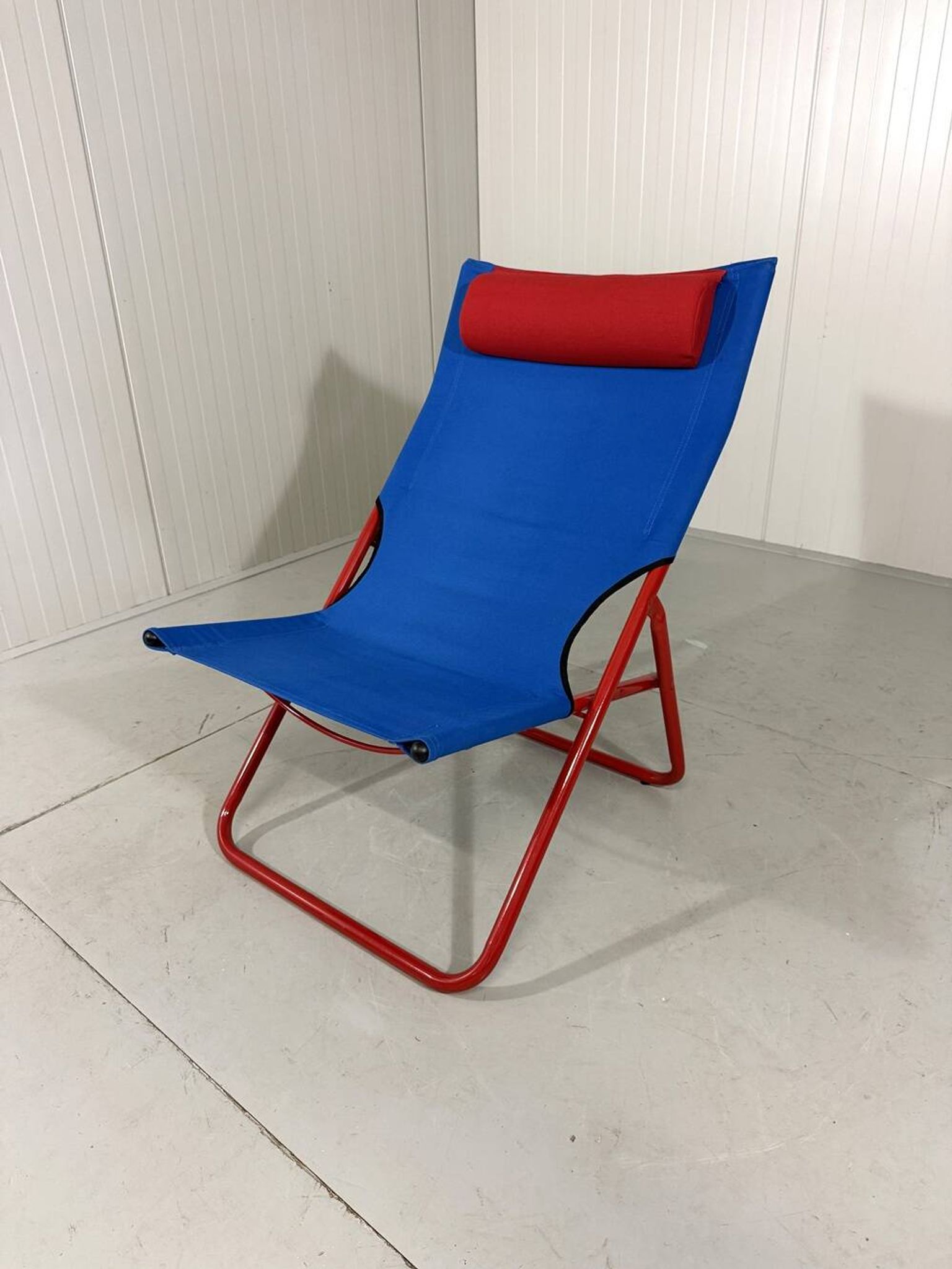 Folding lounge chair garden chair 1980's