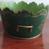 Glass cooler painted sheet metal directory cache pot