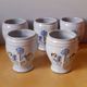 Tasses en céramique Van Melle oiseaux