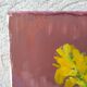 Peinture sur toile bouquet de genêts