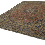 Handmade Oriental Vintage 284 cm x 388 cm Beige Wool Carpet