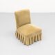 Beige corduroy crapaud lounge chair 1960s