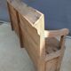 Cotentin church pew with missal door