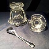 Baccarat crystal mustard pan harcourt missouri model tableware condiment