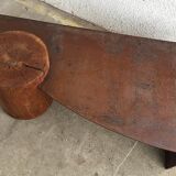 Corten steel coffee table