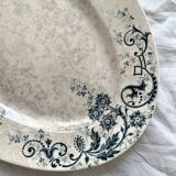 Oval ironstone dish Sévigné, HB & Cie Choisy le Roi