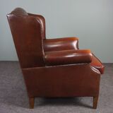 Sheepskin armchair