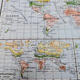 Imprimée en 1900, la Terre et ses climats.