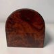 Beautiful thuya wood jewellery box – Rounded lid – Handcrafted work