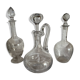 Antique St. Louis crystal carafes