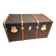 Antique vintage wooden travel trunk dating from the 1880s/1920s