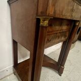 Empire period lady's dressing table in mahogany and veneer, 19th century