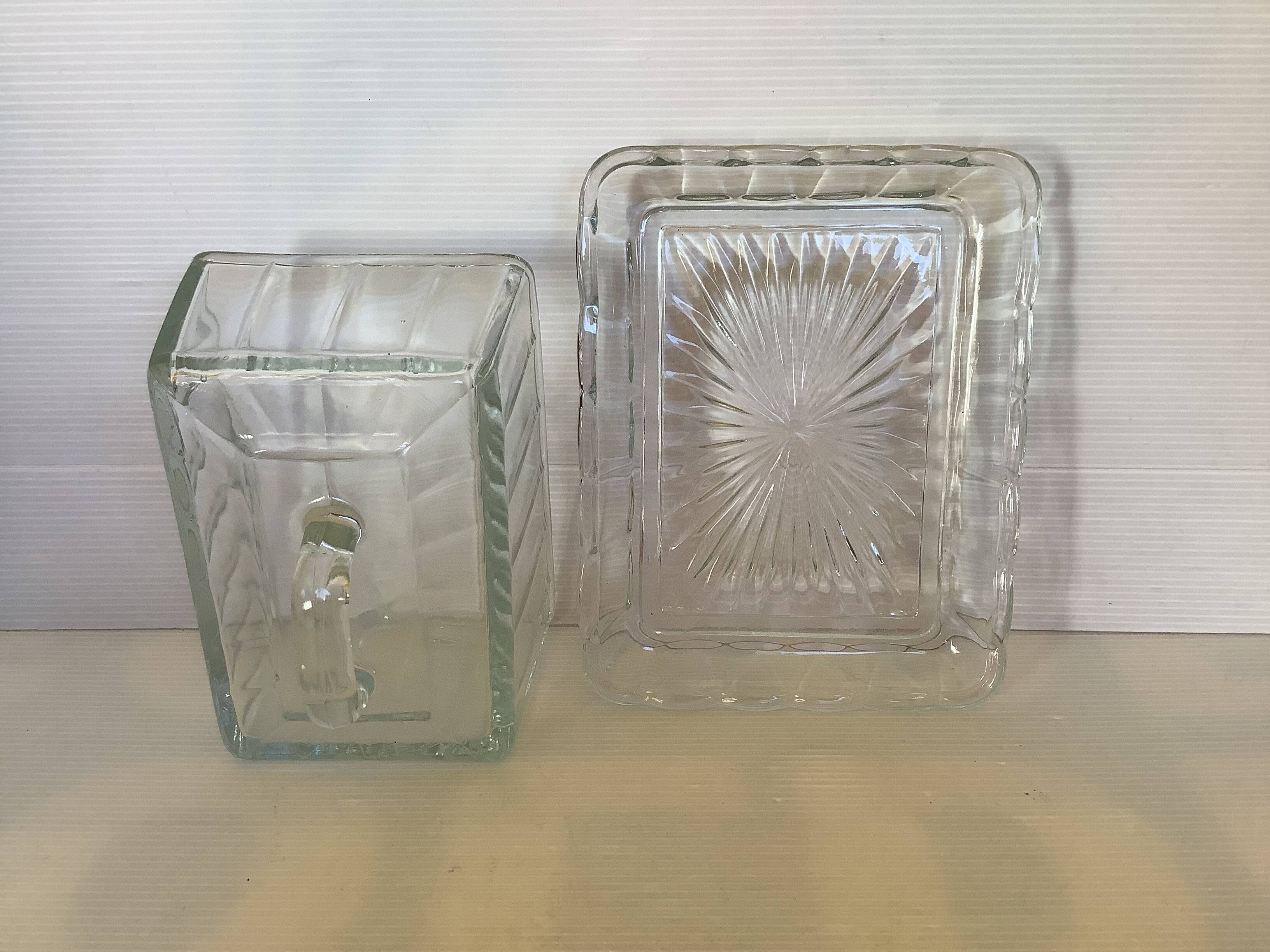 Art Deco bell-shaped butter dish