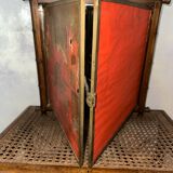 Triptych Mirror Barber Asia Bamboo 1865