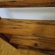 Old shelf in solid wood and exotic wood