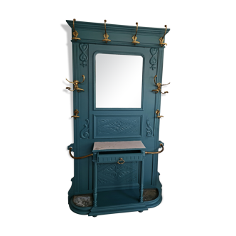 Wardrobe of entry cypres blue tray concrete wax elephant