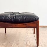 Ensemble danoise avec fauteuil, repose-pieds et table par Kristian Vedel