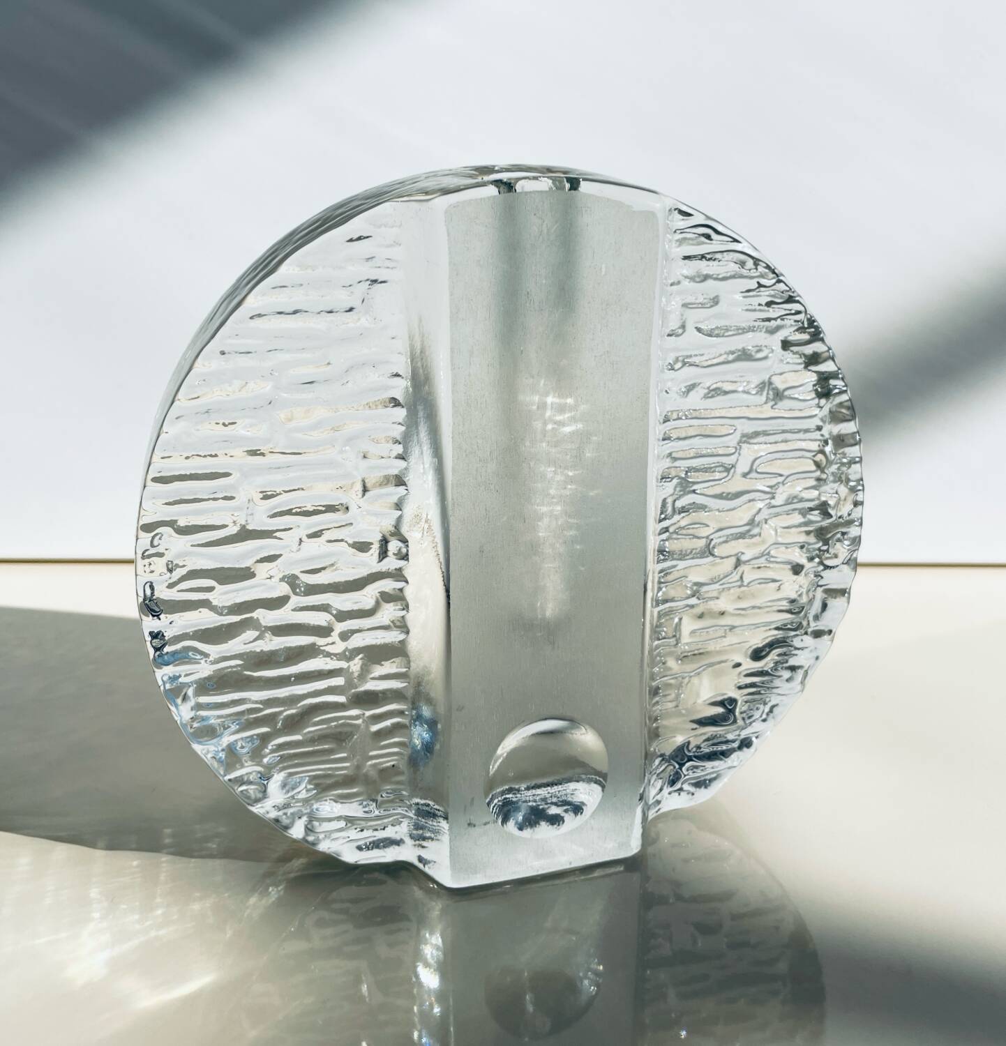 Moulded glass soliflore, 1960-70 - Germany - Space Age