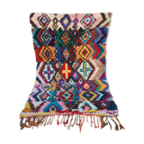 Handmade boucherouite carpet 180x120cm
