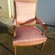 Fauteuil en noyer blond du XlXème siecle