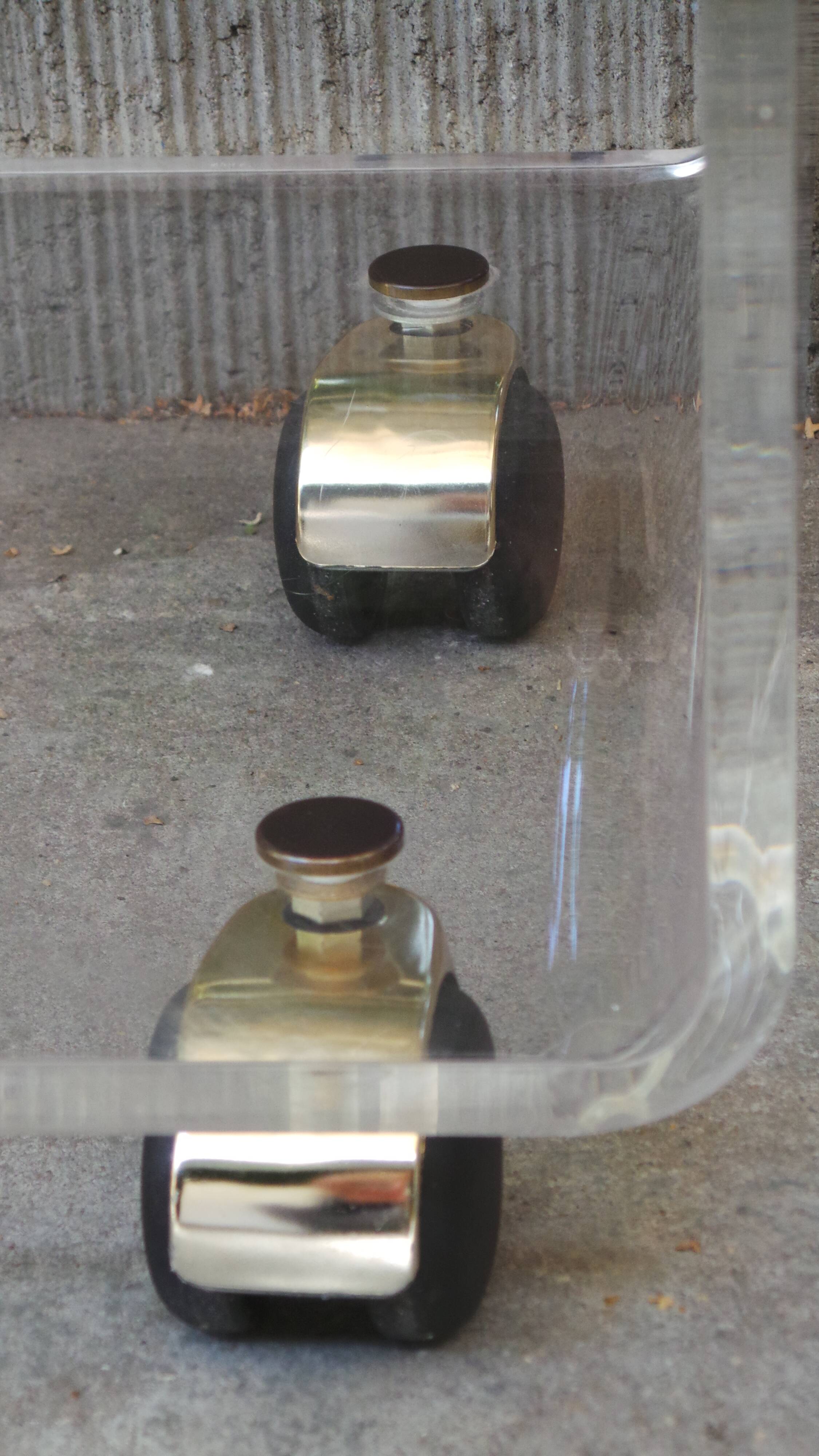 70's Plexiglas wheelchair