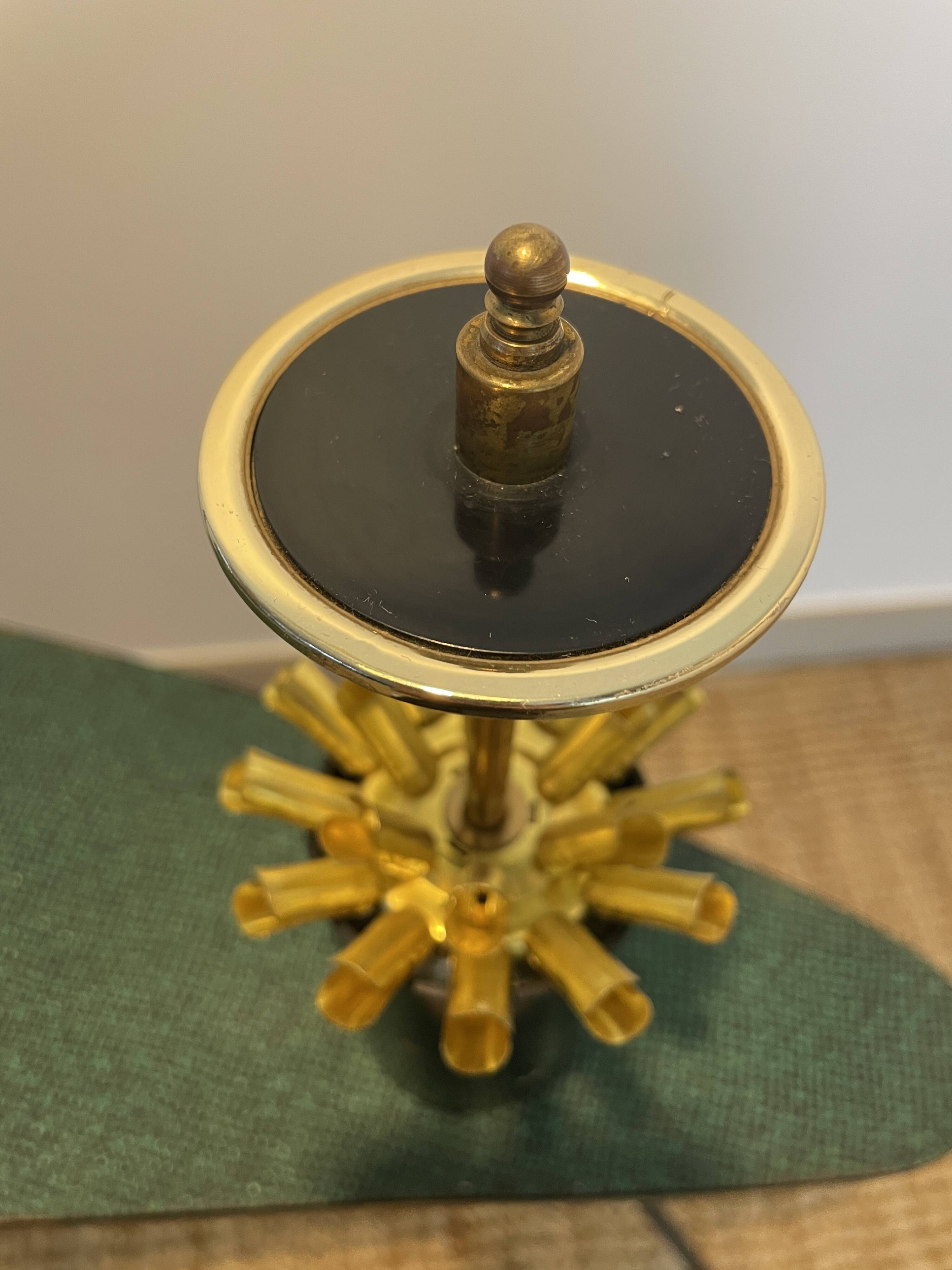 Brass and Bakelite cigarette dispenser