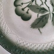 4 assiettes à dessert fruits d’été vintage