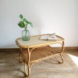 Rattan coffee table