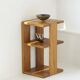 Shelf / Console in solid wood (Elm) vintage Regain house Circa 1980