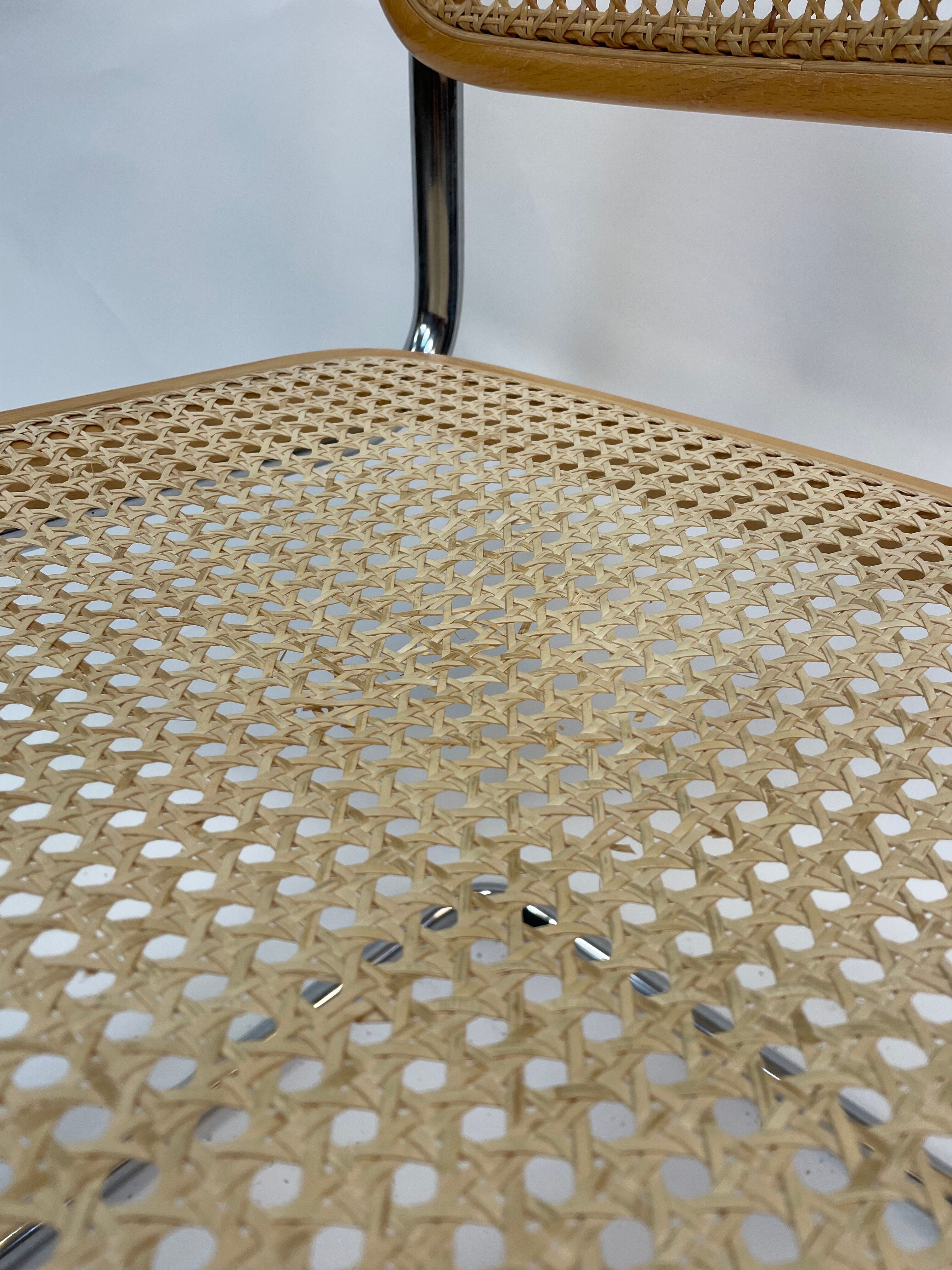 Cesca design chair b32 model in chrome