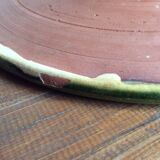 Glazed terracotta dish