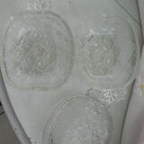 Set of three glass cups