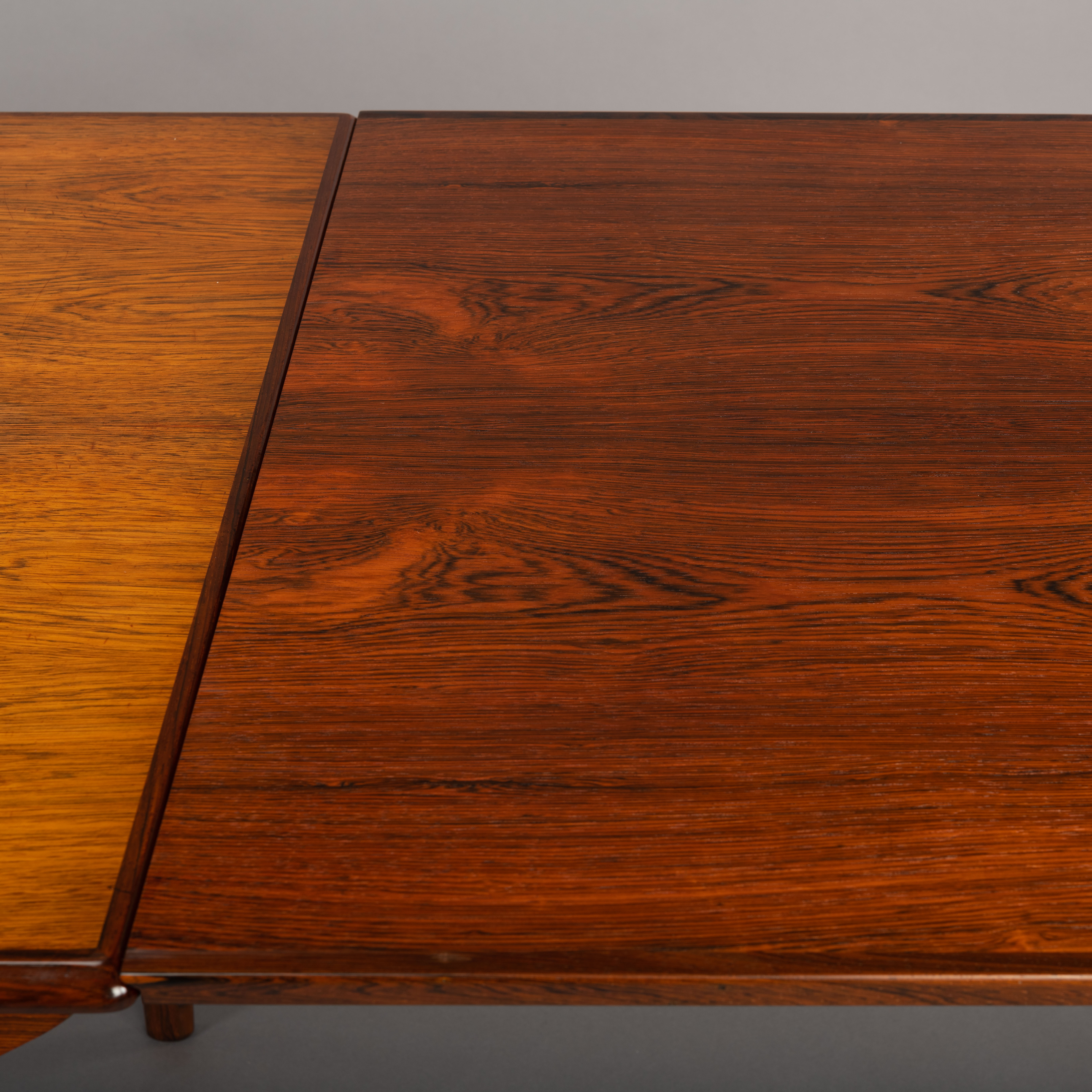 Danish rosewood dining table designed and made by Jens Aerthoj Jensen & Tage Molholm, 1960s