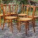 6 chaises Baumann n°42 1/2 années 20