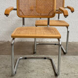 Pair of armchairs Cesca B64 Marcel Breuer