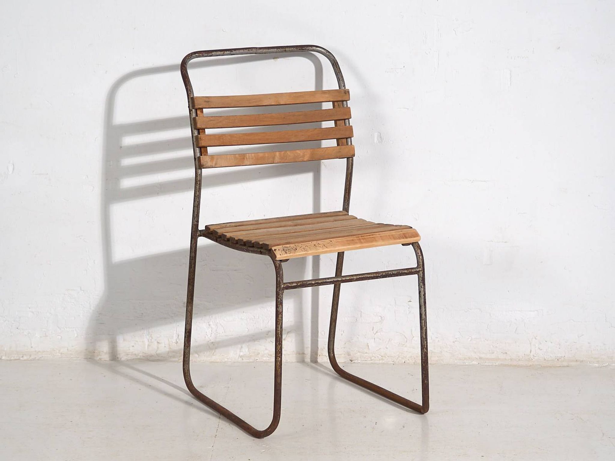 Antique garden chairs (circa 1920). Set of 4 pieces #2