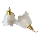 Duo de baladeuses « tulipe » vintage