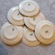 Set of 6 earthenware plates from Sarreguemines, Minton 248 decoration.