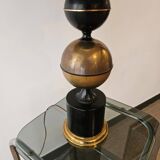 70s lamp in 70s Hollywood Regency design