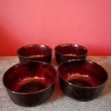 Red glass retro cup
