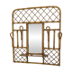 Vintage rattan wardrobe