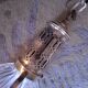 Chandelier, 1920s Holophane pendant light