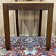 Series of 6 Art Deco chairs in mahogany and leather from the 1930s