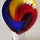 Jack in the Pulpit/Murano Soliflore Vase. Blown glass. Height 19 cm