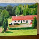Peinture à l’huile « La Petite Maison dans la Prairie » Hauts-de-France