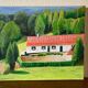 Oil painting "Little House on the Prairie" Hauts-de-France