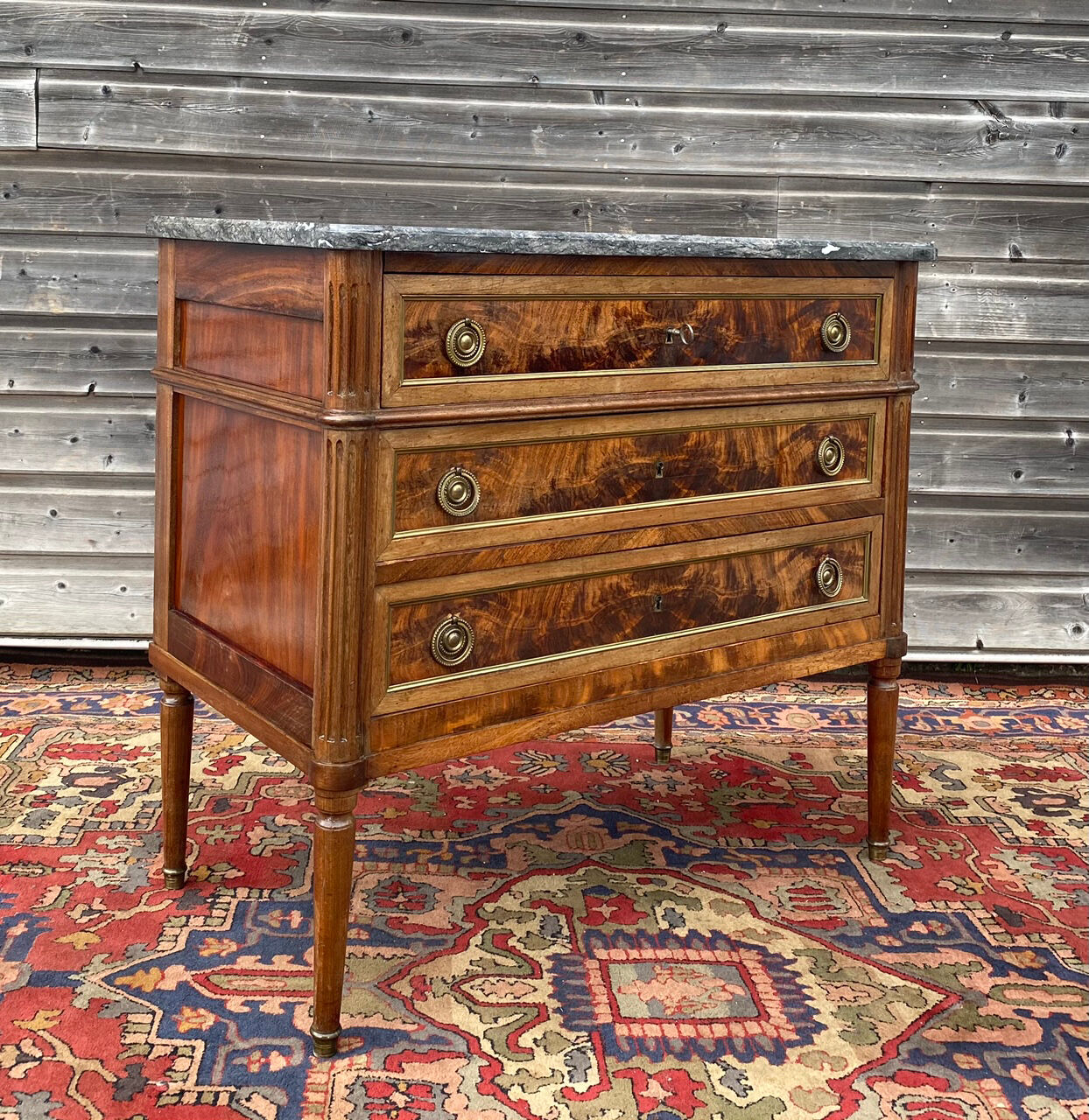 Mahogany dresser style lLouis XVI XIX century