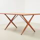 Table à manger AT-303 Sawhorse de Hans Wegner pour Andreas Tuck Danemark 1955