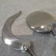 Superb 2-piece ice cream serving set, Boulenger LXV goldsmith scales